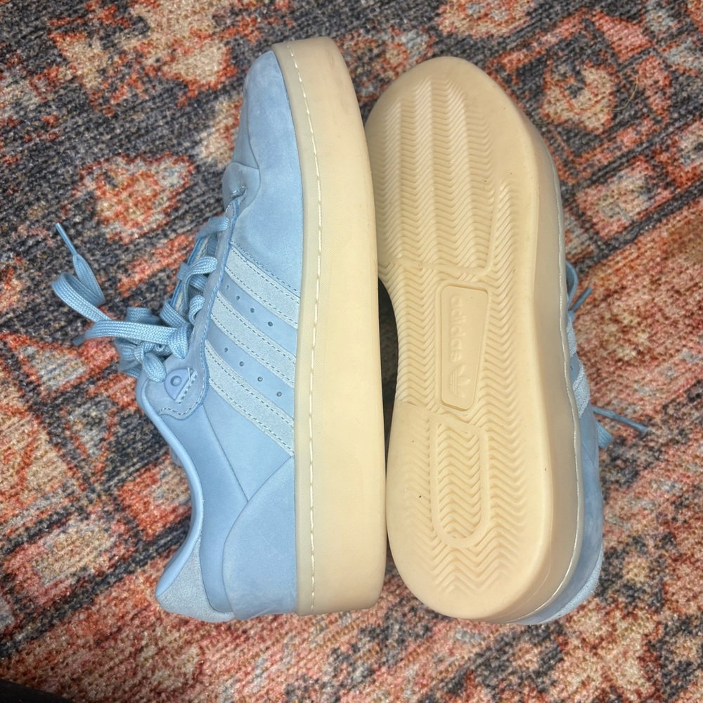 Adidas Light Blue Rivalry Lux Low W Sneakers women’s 9.5 NEW WITH TAGS - Picture 8 of 13